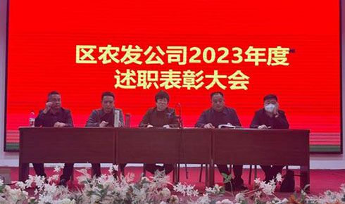 凝心聚力担使命 奋楫扬帆新征程丨农发公司召开2023年度述职暨表彰大会