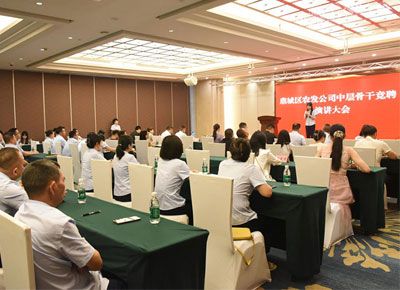 中层竞聘展风采 凝心聚力促发展——区农发公司中层骨干竞聘演讲大会
